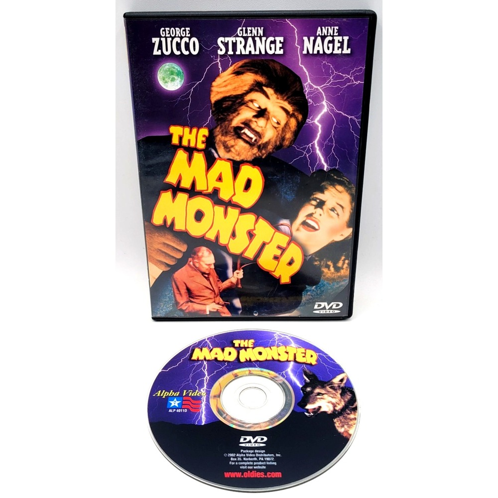 The Mad Monster - DVD MOVIE George Zucco Glenn Strange Sam Newfield